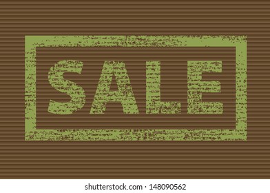 Vector illustration of a sale sign.