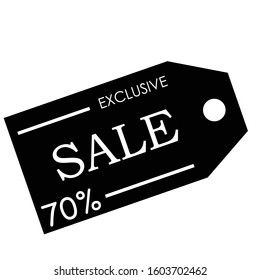  vector illustration of sale sign