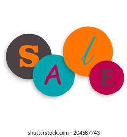 Vector Illustration of Sale Tags