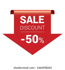 vector illustration of Sales banner design 