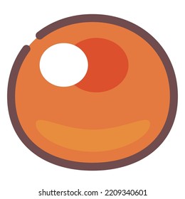 Vector illustration of salmon roe