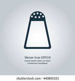 Vector illustration of salt cellar icon