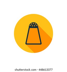 Vector illustration of salt cellar icon