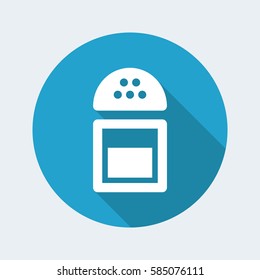 Vector illustration of salt single isolated icon