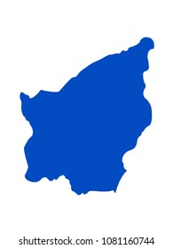 vector illustration of San Marino map