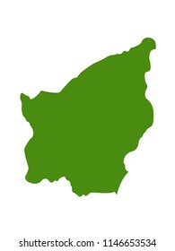 vector illustration of San Marino map
