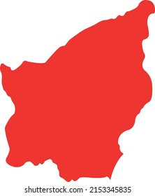 Vector illustration of San Marino map