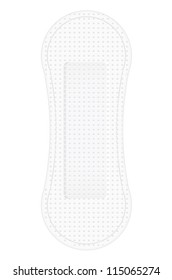Vector illustration of sanitary napkin