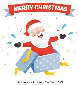 Vector Illustration Of Santa Claus