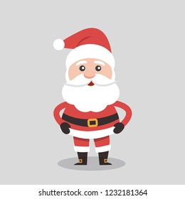 Vector illustration of Santa Claus.