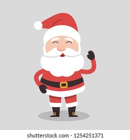 Vector illustration of Santa Claus.