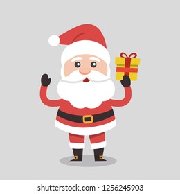 Vector illustration of Santa Claus.
