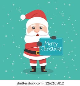 Vector illustration of Santa Claus.