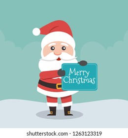 Vector illustration of Santa Claus.