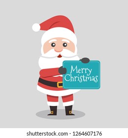 Vector illustration of Santa Claus.