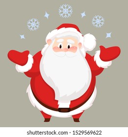 Vector illustration of Santa Claus