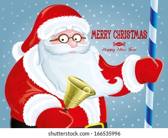Vector illustration. Santa Claus.