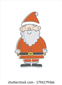 vector illustration of Santa Claus