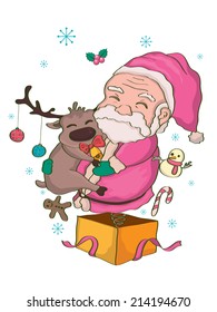 Vector Illustration of Santa Claus