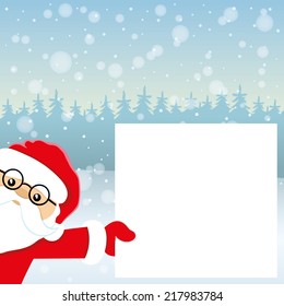 Vector illustration. Santa Claus.