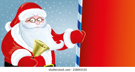 Vector illustration. Santa Claus.