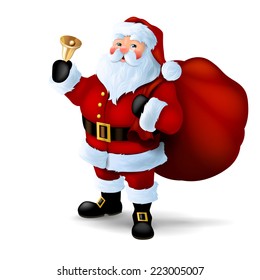 Vector Illustration of Santa Claus 