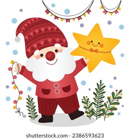 Vector Illustration of Santa Claus
