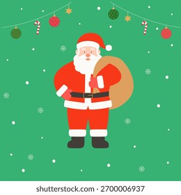 Ilustración vectorial de Santa Claus.