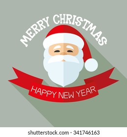 Vector illustration. Santa Claus.