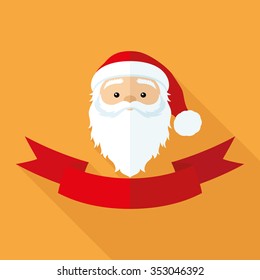 Vector illustration. Santa Claus.