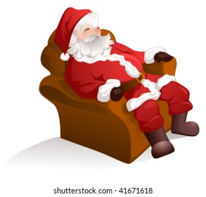 vector illustration of Santa Claus