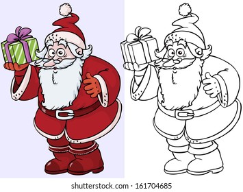 38,137 Santa Line Art Images, Stock Photos & Vectors | Shutterstock