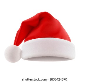 Vector illustration of Santa Claus hat.