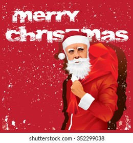 A vector illustration for santa claus new look