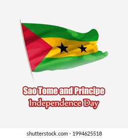 vector illustration for Sao-tome-principle independence day