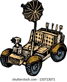 Vector illustration of satellite