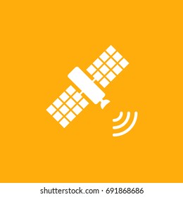 Vector illustration of a satellite 