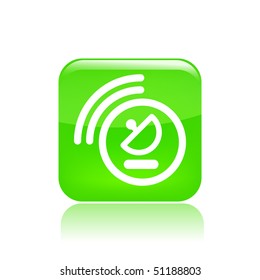 Vector illustration of satellite and connect icons.