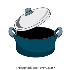 Vector illustration of Sauce Pan