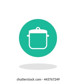 Vector illustration of saucepan icon