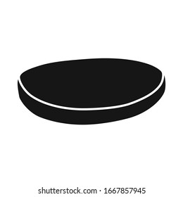 Vector illustration of sausage and slice sign. Graphic of sausage and fresh Stock vector illustration.