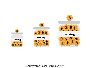 ilustración vectorial que ahorra dinero en tiempos de necesidad