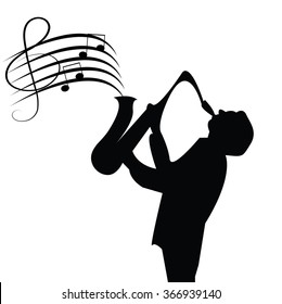 Man_playing_sax_silhouette Images, Stock Photos & Vectors | Shutterstock