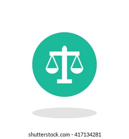 Vector illustration of scales icon