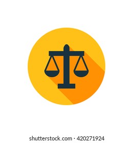 Vector illustration of scales icon