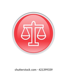 Vector illustration of scales icon