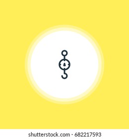 Vector Illustration Of Scales Icon. Beautiful Restaurant Element Also Can Be Used As Steelyard Element.