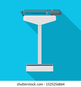 Vector illustration of scales and mechanical icon. Graphic of scales and cargo Stock vector illustration.