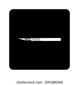 Vector illustration of scalpel icon isolated
