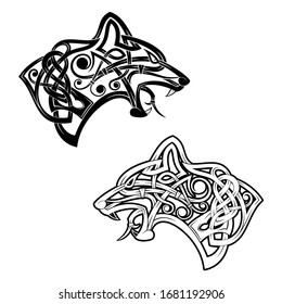 414 Wolf viking vector Images, Stock Photos & Vectors | Shutterstock